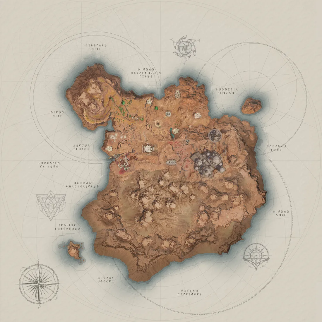 The Eltnen world map