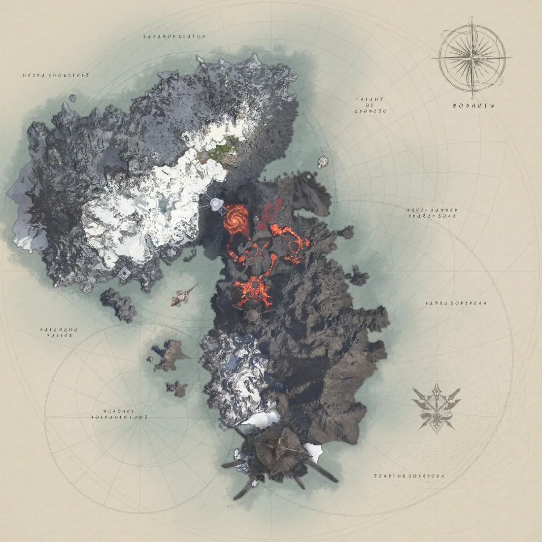 The Morheim world map